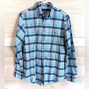 Ralph Lauren men’s plaid dress shirt SZ M